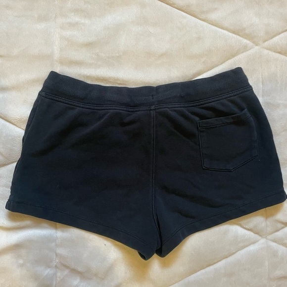 ‼️SOLD‼️ Champion Black Drawstring Lounge Shorts Medium - Picture 2 of 3